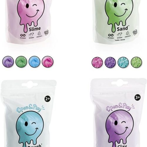 مجموعة من السلايم و الرمل السحري