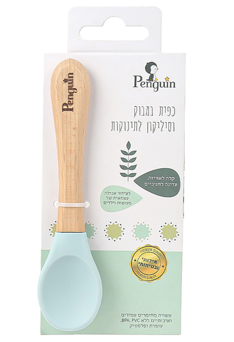 ملعقة خشب سيليكون penguin